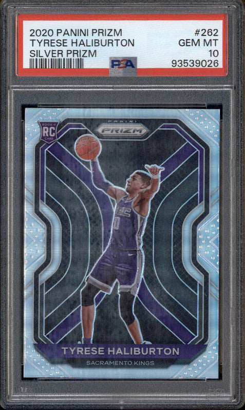 2020 Panini Prizm Silver Prizm #262 Tyrese Haliburton RC Rookie 
