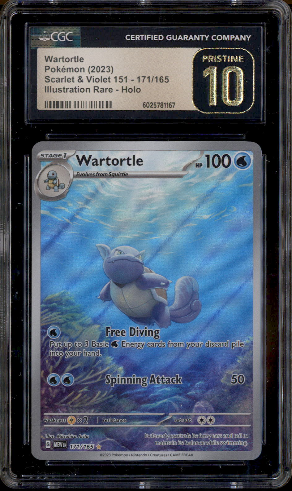 2023 ポケモンカード Wartortle ホロカード