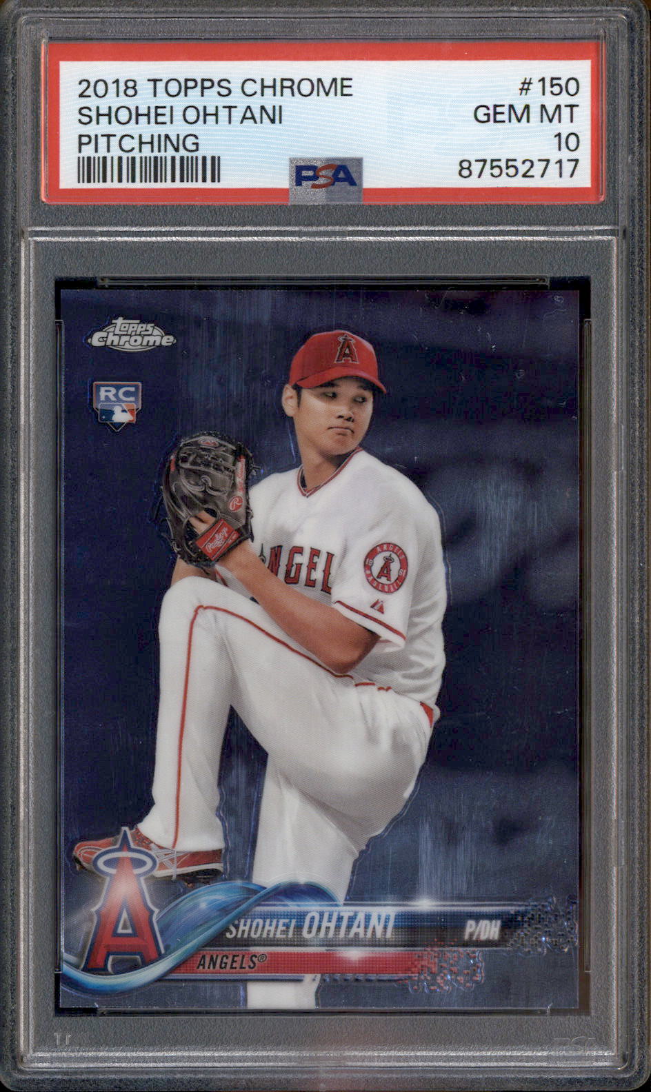2018 Shohei Ohtani Topps Chrome PSA WBC