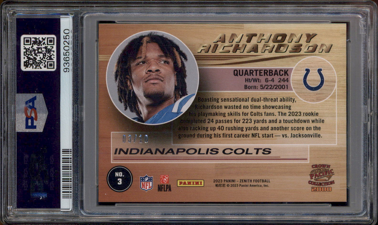 選ぶなら Panini 2023 Zenith Anthony #3 Gold Revolution Pacific その他