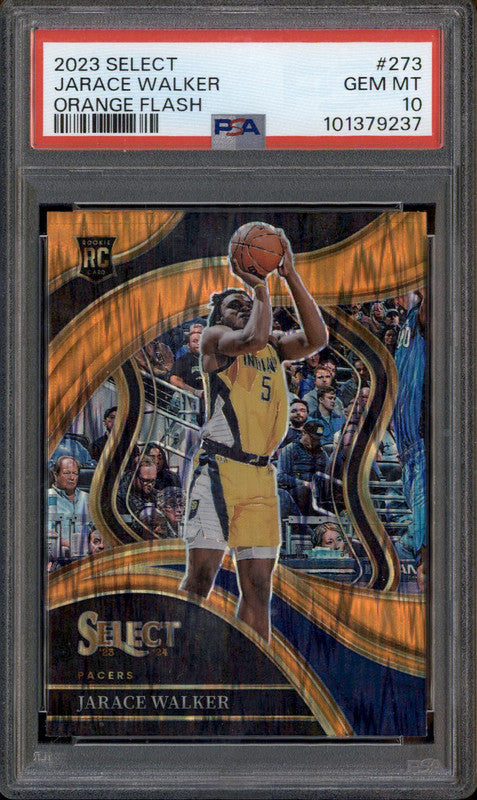 2023 Select Orange Flash #273 Jarace Walker RC Rookie PSA 10
