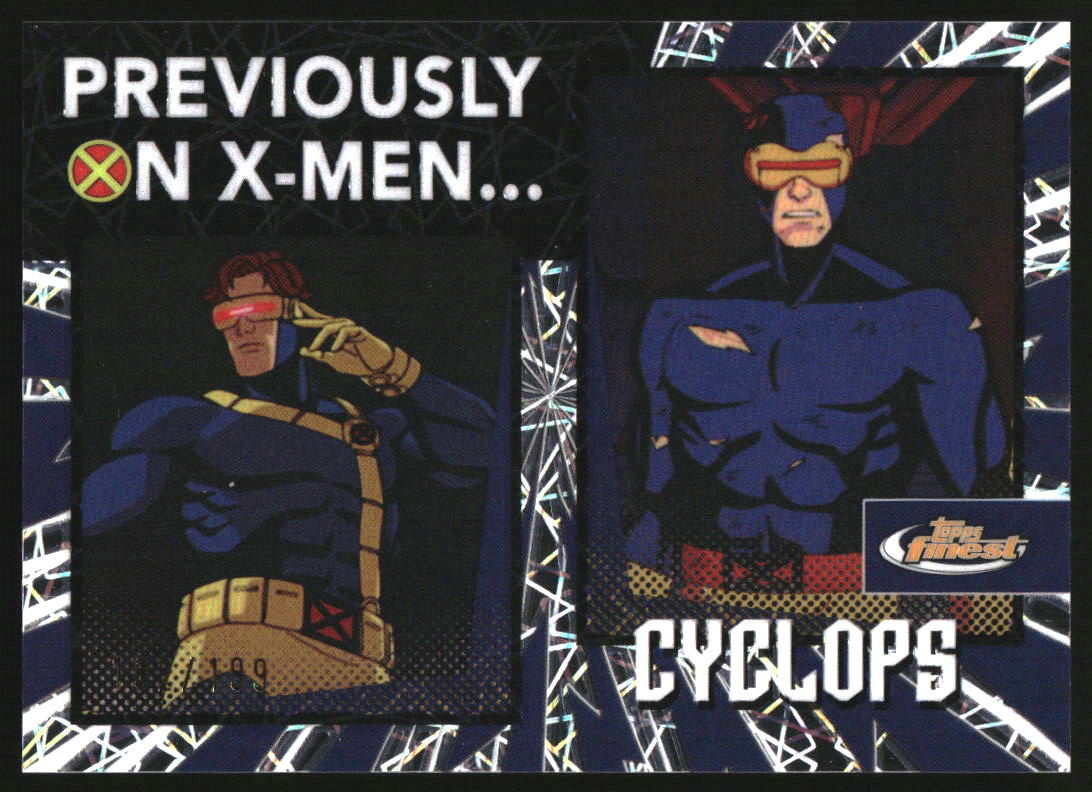 2025 Finest X-Men '97 Previously on X-Men Laser Refractors #PO2
