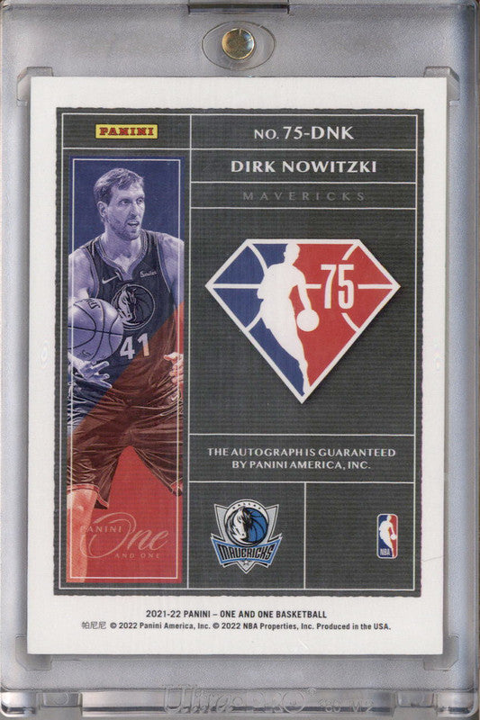 2022-23 Panini One And One Timeless Moments Dirk Nowitzki