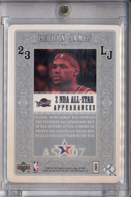 2006-07 Upper Deck All-Star Game #AS11 LeBron James 2006-07 Upper Deck All-Star Game #AS11 LeBron James