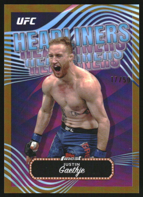 その他 2022 Donruss Optic UFC JUSTIN GAETHJE 2022 Donruss Optic UFC #98 Justin Gaethje Blue Velocity | eBay
