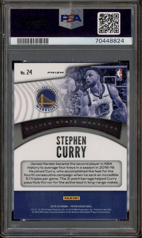 2019 Panini Prizm Dominance Silver Prizm #24 Stephen Curry 2019 Panini Prizm Dominance Silver Prizm #24 Stephen Curry