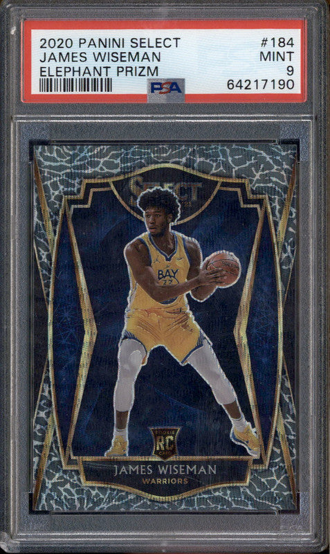 2020 Panini Select Elephant Prizm #184 James Wiseman RC