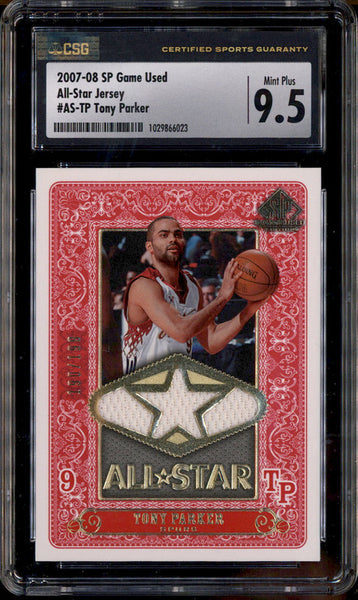 2007-08 SP Game Used All Star Jersey Tony Parker /199 CSG