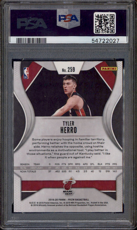 Panini prizm Tyler herro RC 149枚限定 PSA10 Panini prizm Tyler herro RC 149枚限定 PSA10（TYLER HERRO