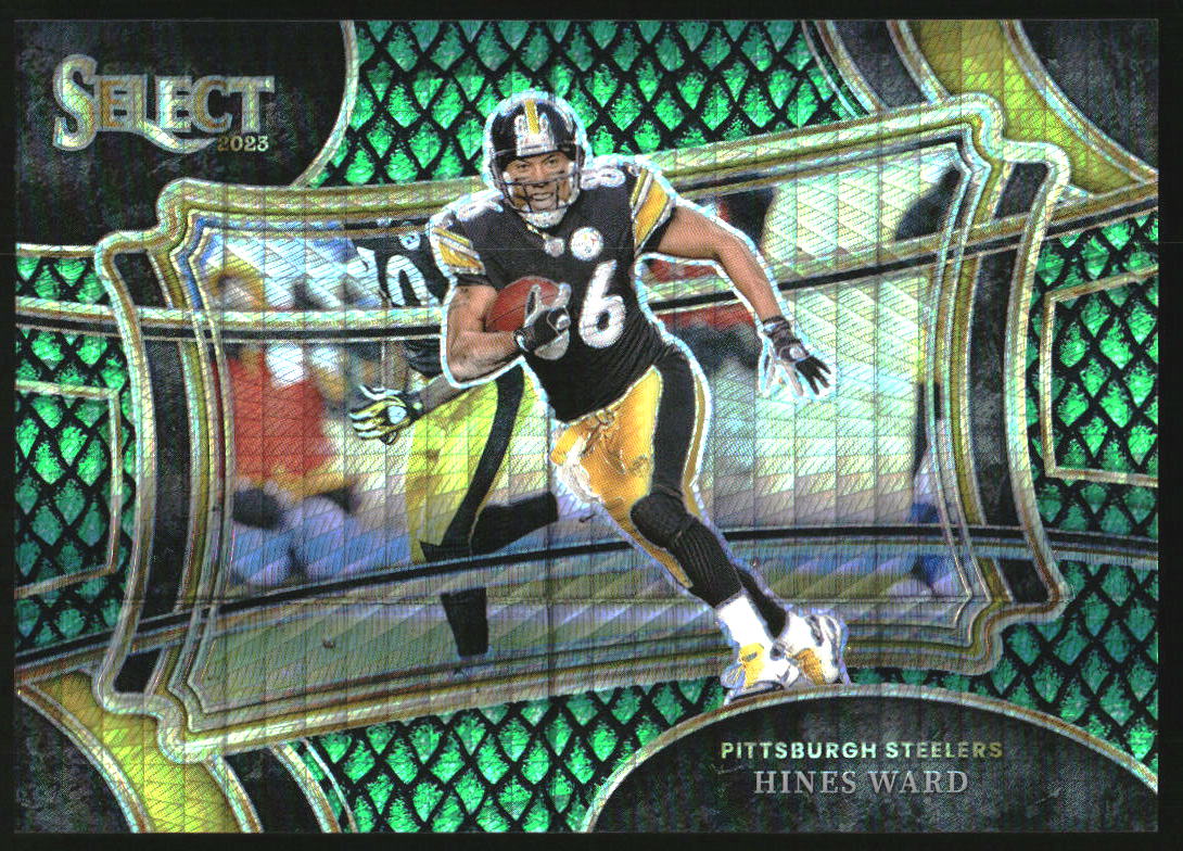 2023 Panini Select Dragon Scale Prizms #379 Hines Ward /70