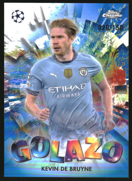 topps Chrome GOLAZO メッシ　199シリ 2020-21 Topps Chrome UCL Golazo Aqua Refractor /199 Lionel