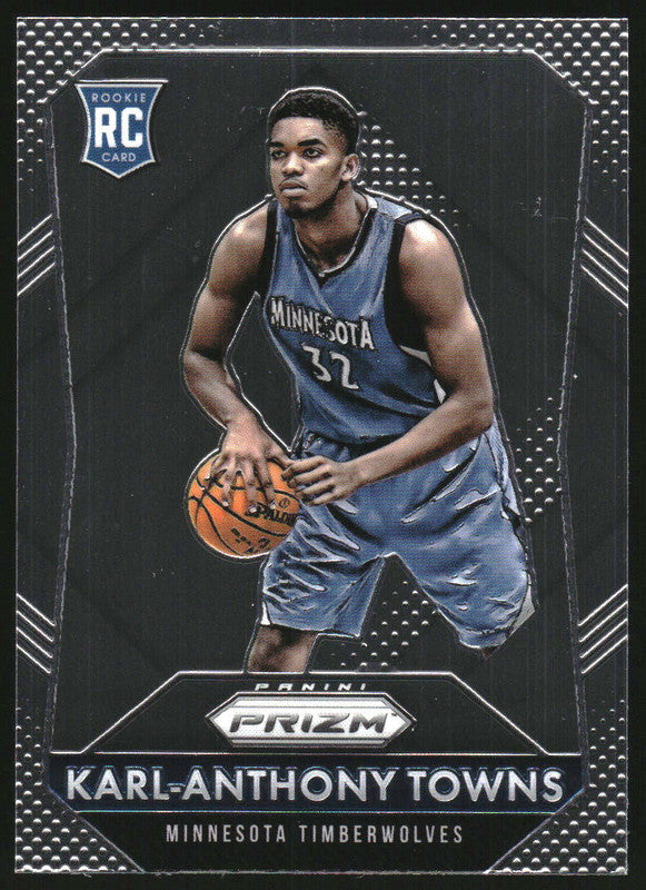 2015-16 Panini Prizm #328 Karl-Anthony Towns RC – Burbank Cards