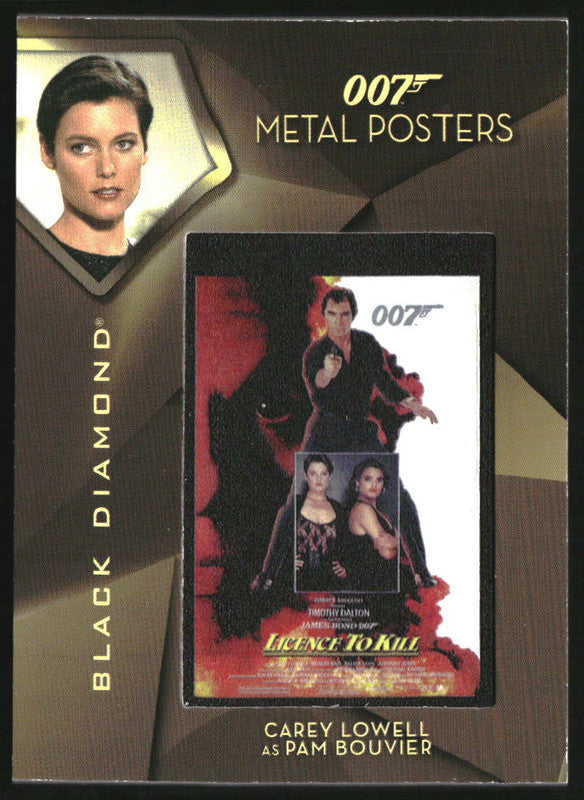 2023 James Bond 007 Metal Posters License to Kill Carey Lowell Pam