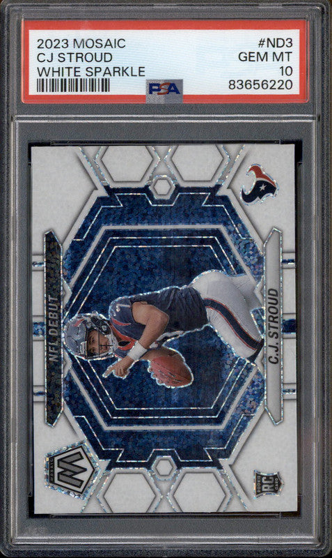 PSA 10 2023 Panini Mosaic C・J・ストラウド RC Amazon.com: PSA Gem Mint 10 2023 Panini Mosaic C.J. Stroud