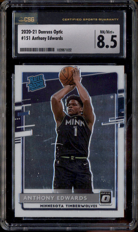 Certified　2020－21 2020-21 Certified Anthony Edwards RC #76 Asia Red Rookie