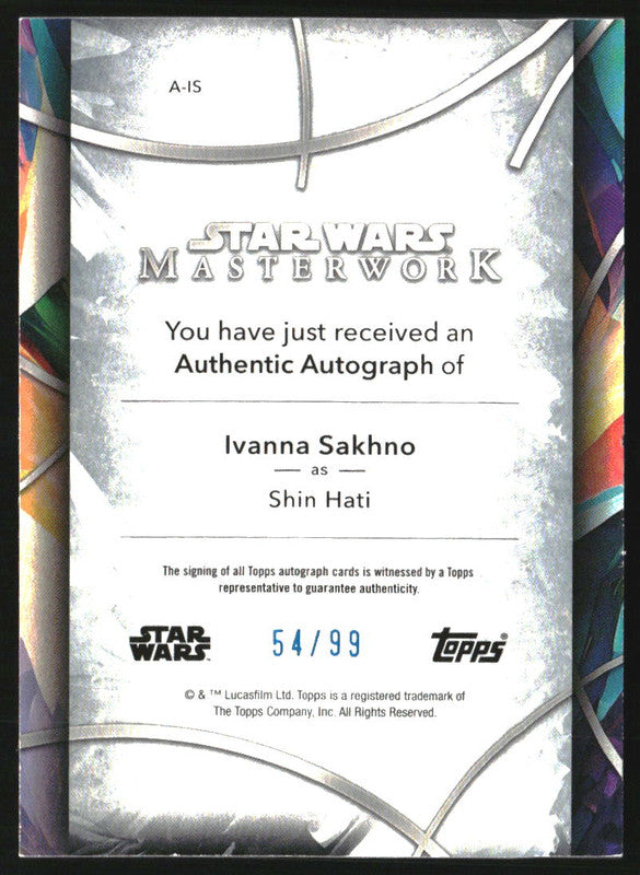 Topps STAR WARS SHIN HATI サイン 2025 Topps Chrome Star Wars #166 Shin Hati Card · Whatnot