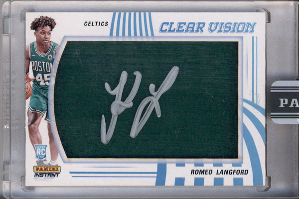 2019-20 Panini Instant Clear Vision #CV-13 Romeo Langford RC