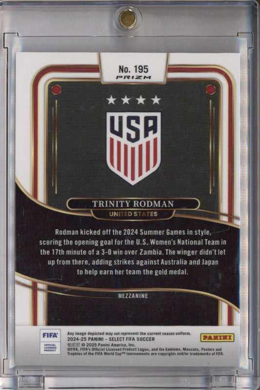 2024-25 Panini Select FIFA Set Mezzanine Honeycomb #195 Trinity