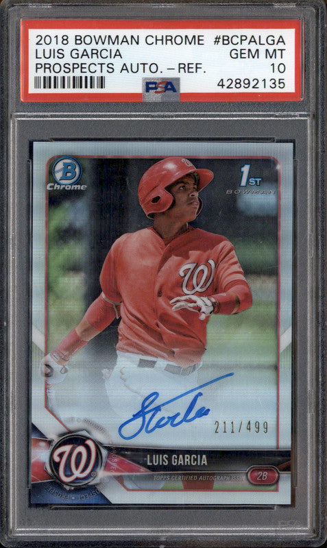 シングルカード Luis Garcia 1st Bowman Chrome Autographs s-l400.jpg