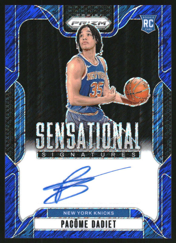 2024-25 Prizm Sensational Signatures Blue Shimmer FOTL