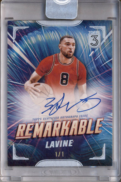 【NBAカード】Zach Lavine AUTOカード 2023-24 Topps Cosmic Chrome Autographs Refractors Zach
