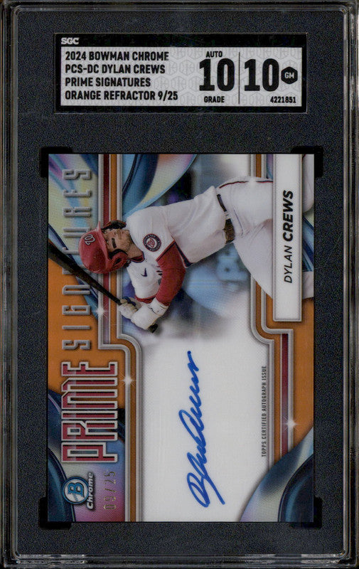 2024 Bowman Dylan Crews Auto Topps 99枚限定ディランクルーズtopps