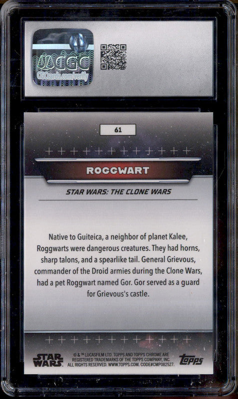 2025 Topps Star Wars Hyperspace Red Hyperlanes #61 Roggwart /5 CGC