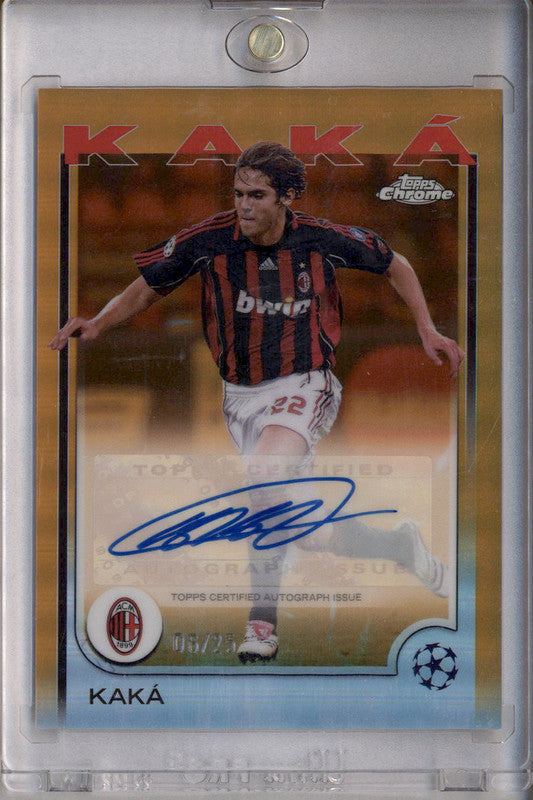 2024 Topps Chrome UEFA Chrome Autographs Orange Refractor
