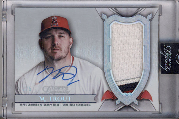 MIKE TROUT 2020 TOPPS DYNASTY マイク　トラウト Mike Trout 2020 Topps Heritage Purple Chrome Refractor Card