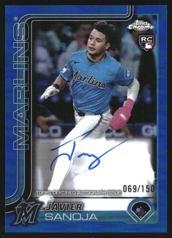 2025 Topps Chrome Rookie Autographs Blue #RA-JSA Javier