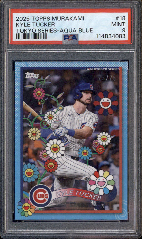 2025 Topps Takashi Murakami World Tour Tokyo Aqua Blue #18 Kyle