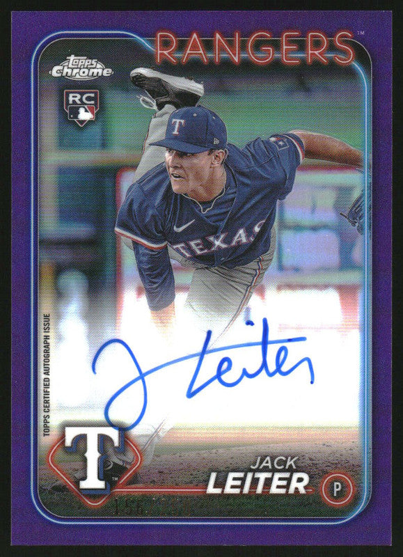 2024 Topps Chrome Rookie Autographs Purple Refractors Jack