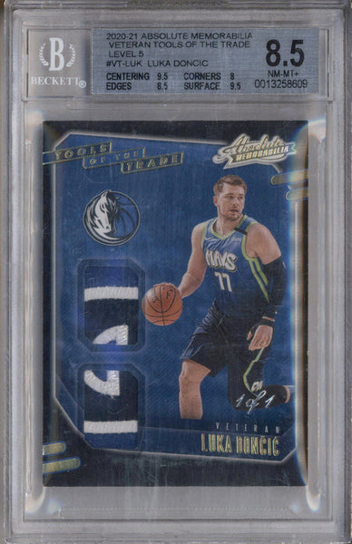 2020 Absolute Memorabilia Veteran Tools Trade Level 5 Luka