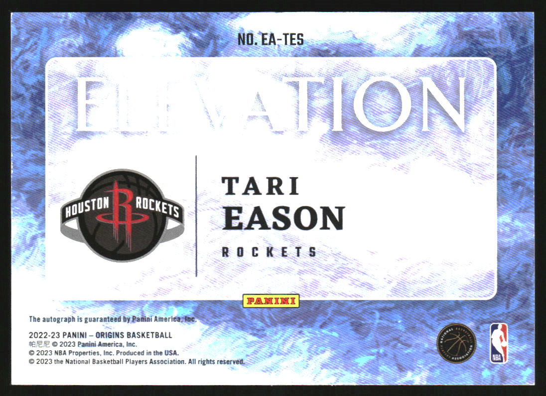 2022-23 Panini Origins Elevation Signatures #EA-TES Tari