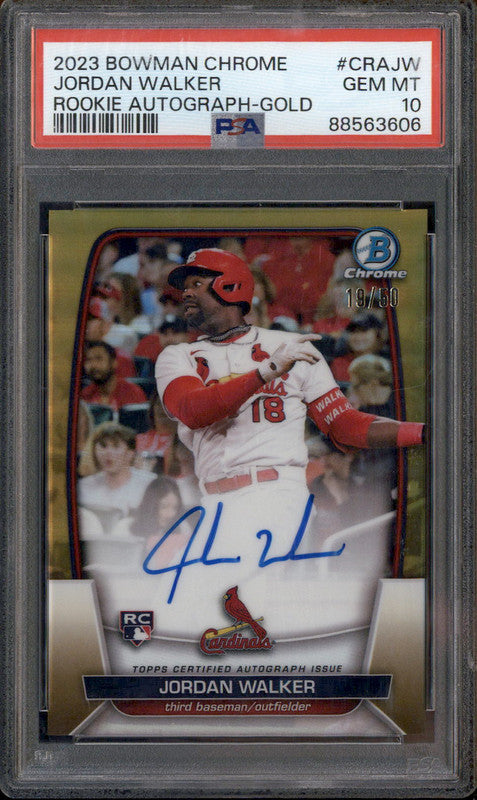 Jordan Walker Card | eBay Jordan Walker Auto topps bowman