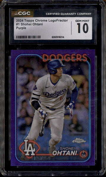 2024 Topps Chrome Logofractor Purple MLB Refractor #1 Shohei