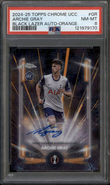 2024-25 Topps Chrome Black Lazer Auto Orange Lazer #BLA-GR Archie