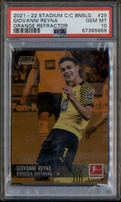 2021 Topps Stadium Club Chrome Bundesliga Orange #29 Giovanni
