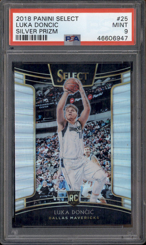 2018-19 Panini Select Silver Prizms #25 Luka Doncic RC