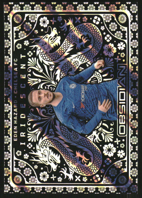 2024-25 Panini Obsidian Iridescent #9 Eden Hazard – Burbank