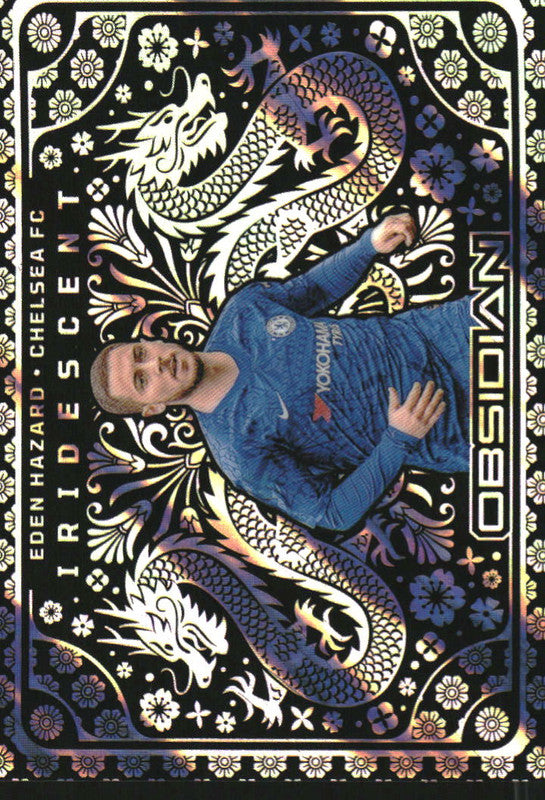 2024-25 Panini Obsidian Iridescent #9 Eden Hazard – Burbank