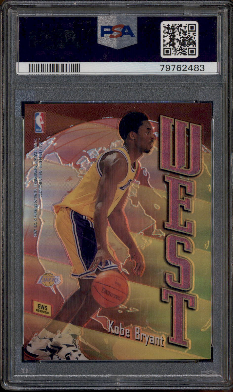 1998 Topps East West Refractor #EW5 Michael Jordan Kobe