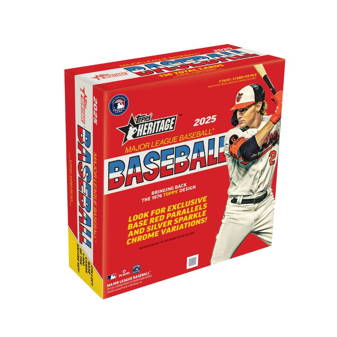 2025 Topps Heritage Baseball Mega Box – Burbank Cards