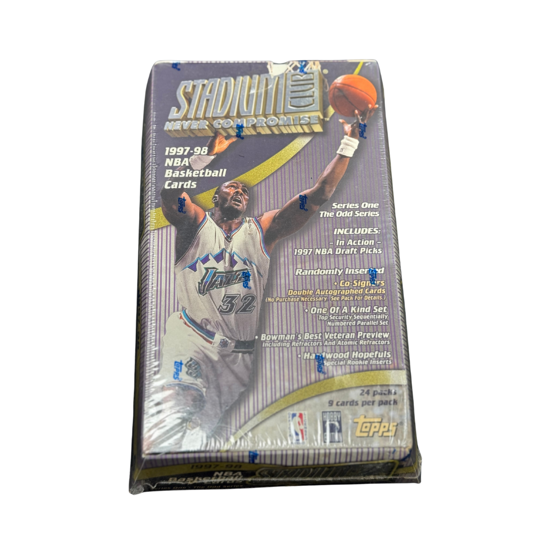 1997-98 Stadium Club Series 1 Basketball Hobby Box