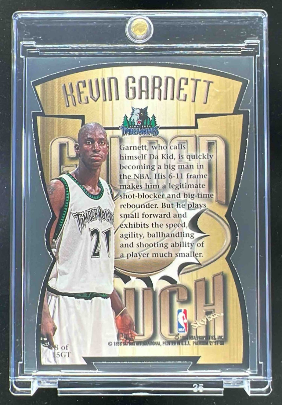 1997-98 Garnett Kevin Touch Golden Skybox NBA その他 Skybox Minnesota Garnett Kevin #230 Skybox Team Premium その他