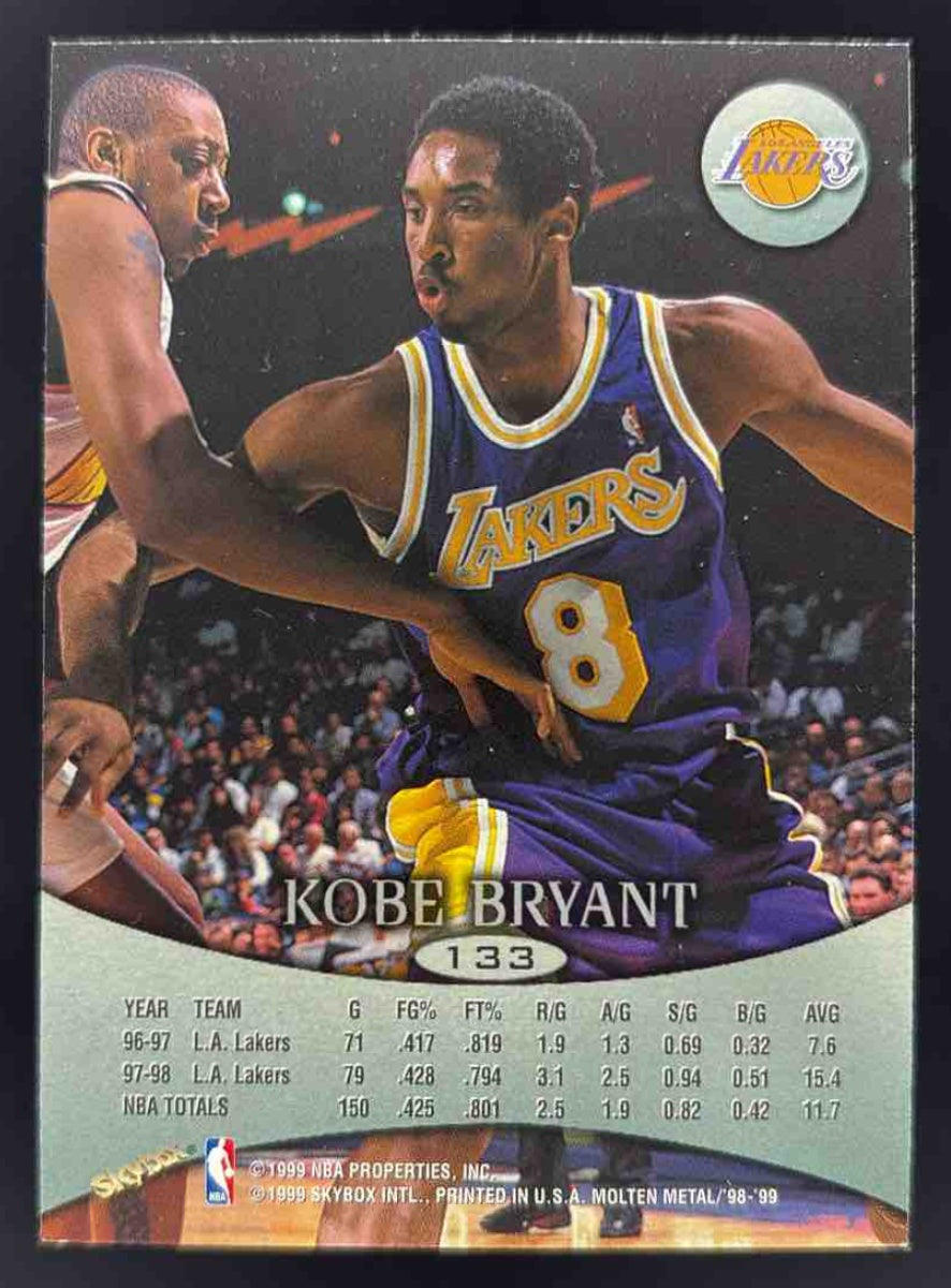 sky box MOLTEN METAL/98-99 1998-99 SKYBOX MOLTEN METAL FUSION TITANIUM KOBE BRYANT ⁄250 #33F
