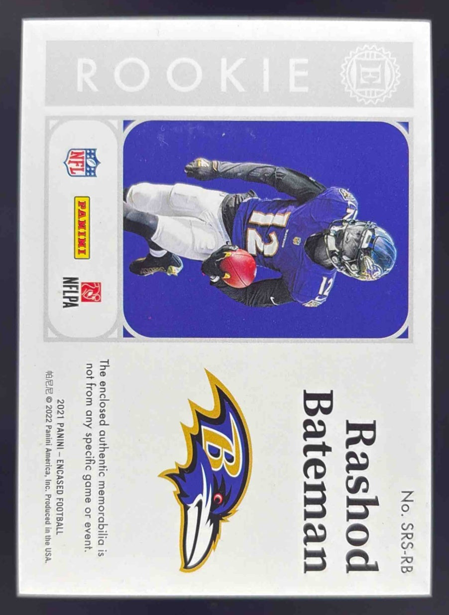 2021 Panini Encased Substantial Rookie Swatches Gold #RB Rashod