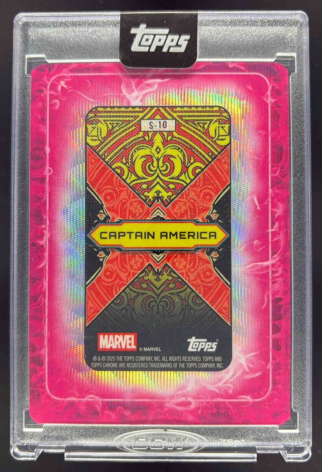 2025 Topps Mint Marvel Gambit's Deck #S-10 Captain America /99