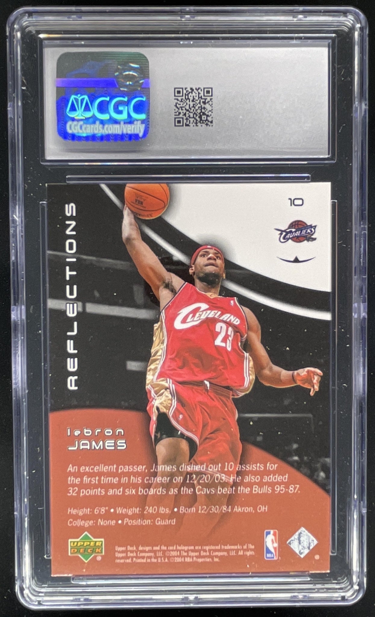 2003-04 Upper Deck Triple Dimensions Reflections #10 LeBron James