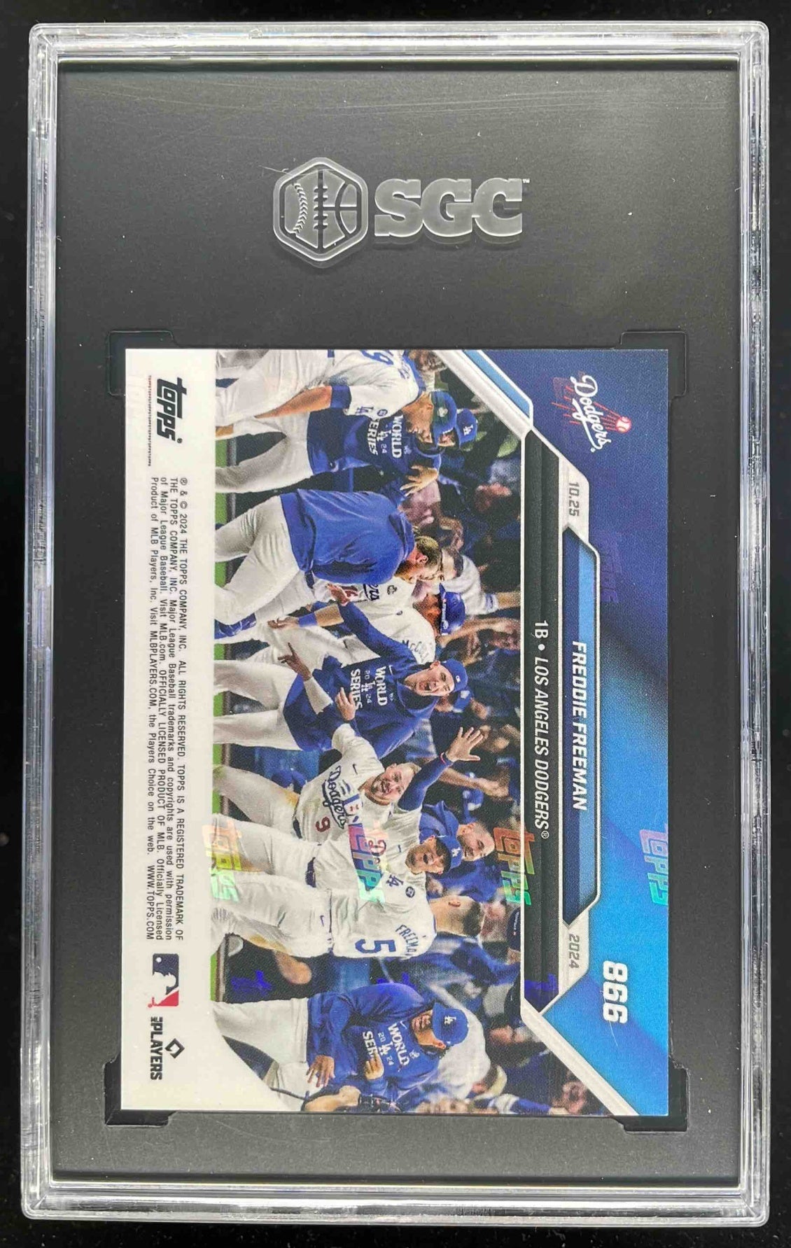 2024 Topps Now #866 Freddie Freeman SGC 10 – Burbank Cards